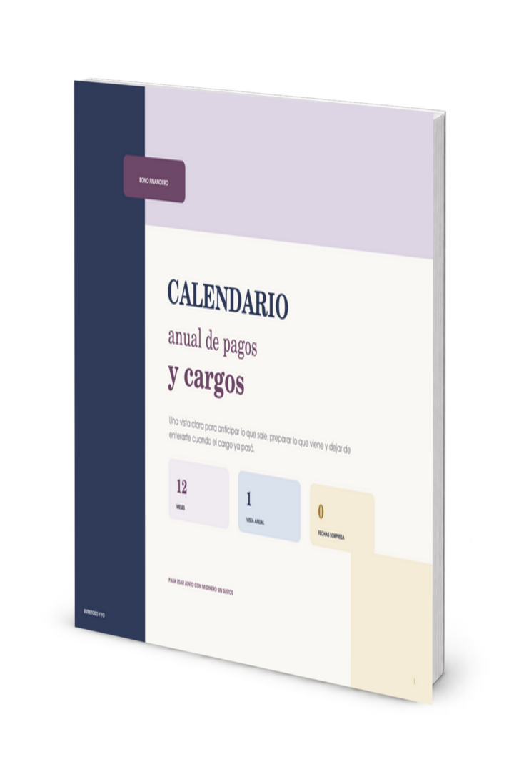 Portada del bono Calendario anual de pagos