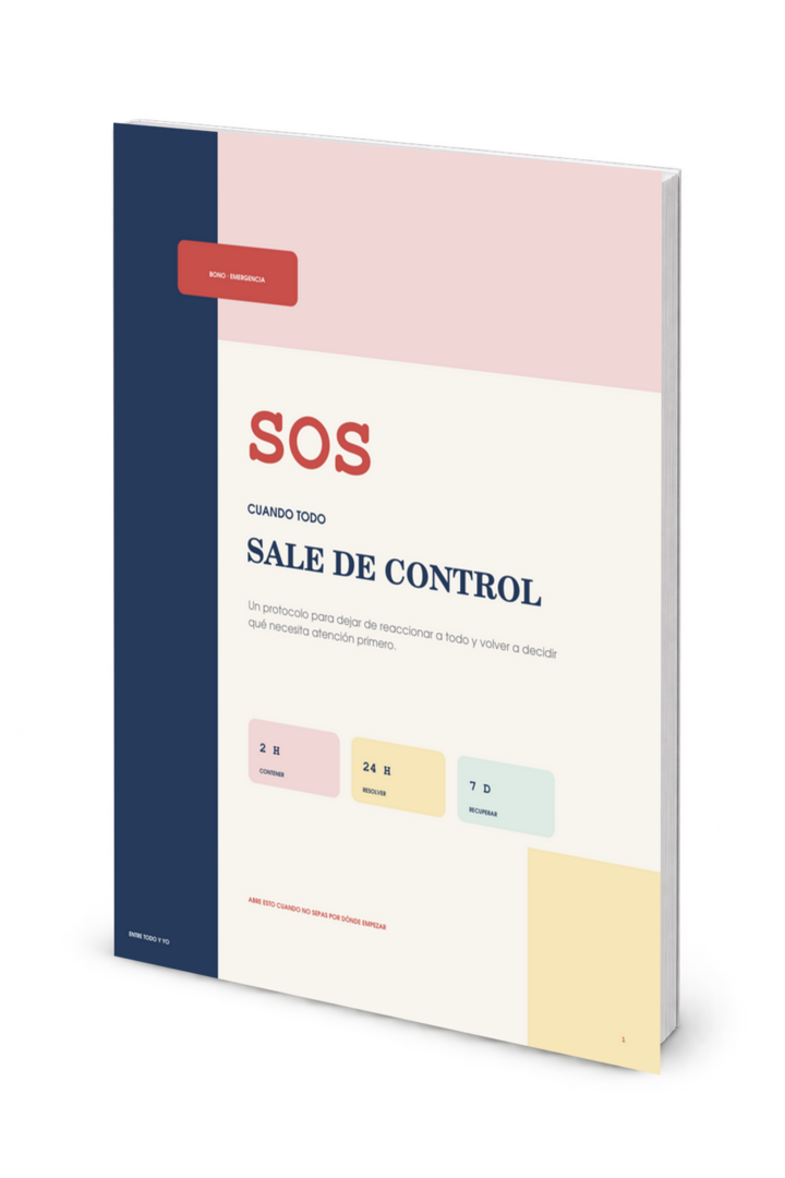 Portada del bono SOS: cuando todo sale de control