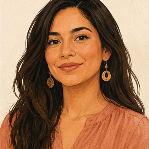 Retrato ilustrativo de una lectora